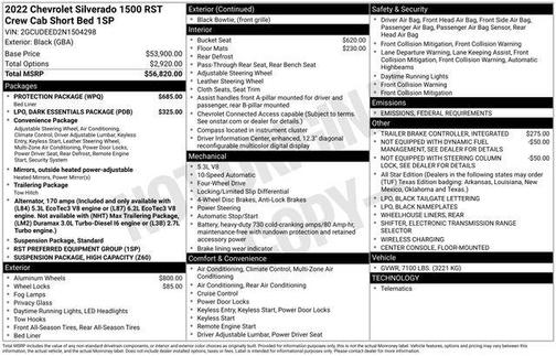 2022 Chevrolet Silverado 1500 RST