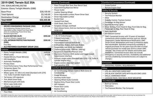 2019 GMC Terrain SLE