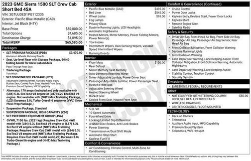 2023 GMC Sierra 1500 SLT