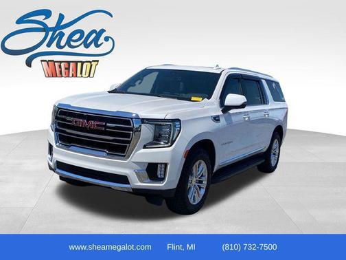 White Frost Tricoat 2022 GMC Yukon XL SLT