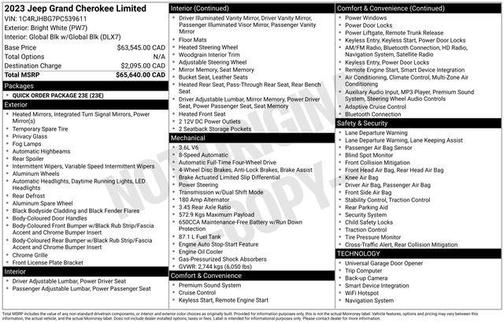 2023 Jeep Grand Cherokee Limited