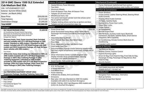 2014 GMC Sierra 1500 SLE