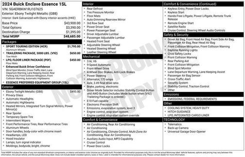 2024 Buick Enclave Essence