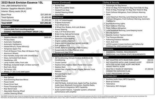 2023 Buick Envision Essence FWD