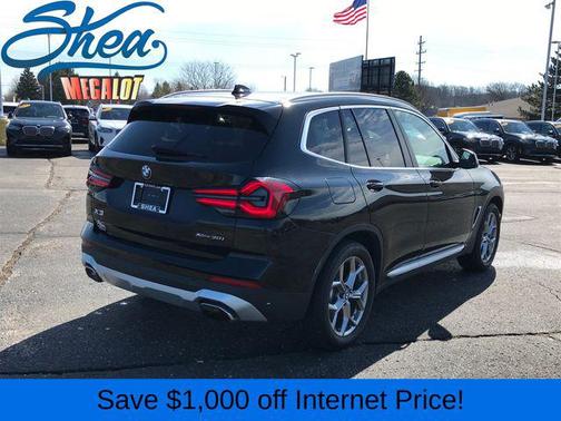 Black 2024 BMW X3 xDrive30i