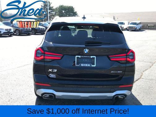 Black 2024 BMW X3 xDrive30i