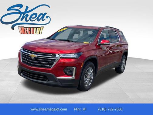 Radiant Red Tintcoat 2023 Chevrolet Traverse LT Cloth
