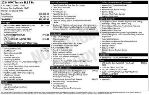 2024 GMC Terrain SLE