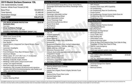 2019 Buick Enclave Essence