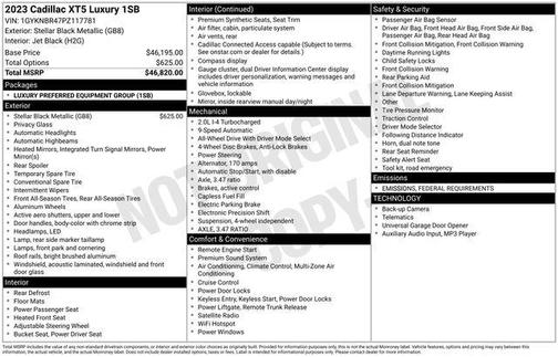 2023 Cadillac XT5 Luxury