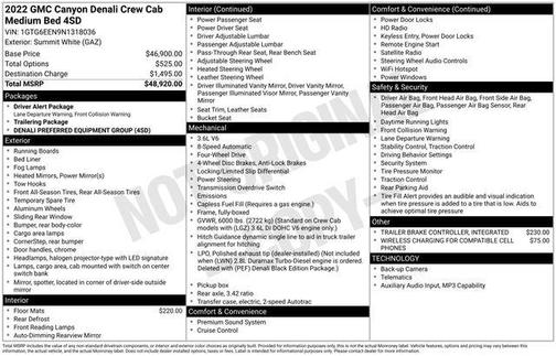 2022 GMC Canyon Denali