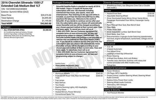 2016 Chevrolet Silverado 1500 1LT