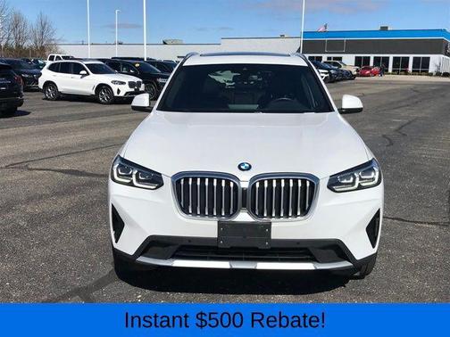 White 2023 BMW X3 xDrive30i