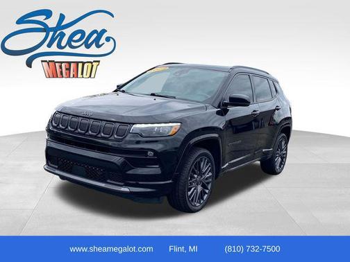Diamond Black Crystal Pearlcoat 2022 Jeep Compass High Altitude