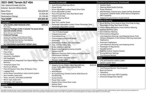 2021 GMC Terrain SLT