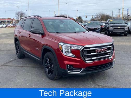 Volcanic Red Tintcoat 2023 GMC Terrain AWD AT4