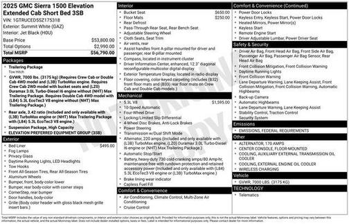 2025 GMC Sierra 1500 Elevation