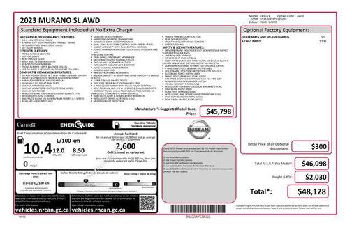 2023 Nissan Murano SL Intelligent AWD