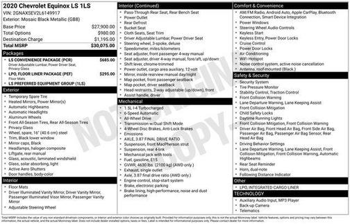 2020 Chevrolet Equinox LS