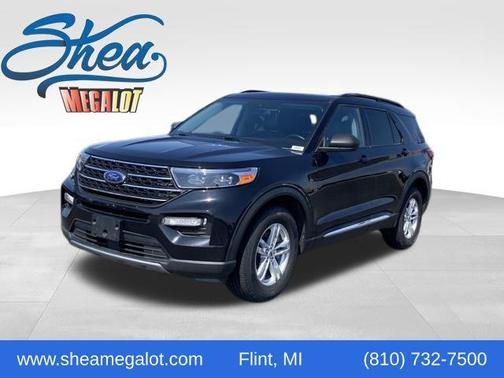 Agate Black Metallic 2023 Ford Explorer XLT