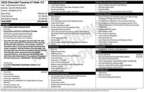 2023 Chevrolet Traverse LT Cloth