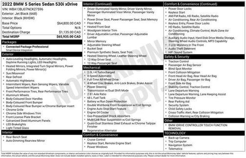 2022 BMW 530 i xDrive