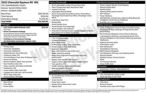 2023 Chevrolet Equinox FWD RS