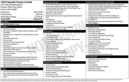 2024 Hyundai TUCSON Limited