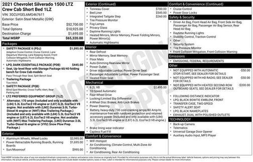 2021 Chevrolet Silverado 1500 LTZ