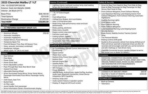 2023 Chevrolet Malibu FWD 1LT