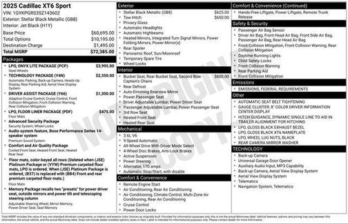 2025 Cadillac XT6 Sport AWD