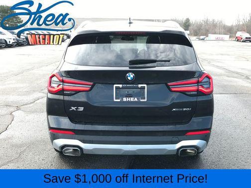 Black 2024 BMW X3 xDrive30i
