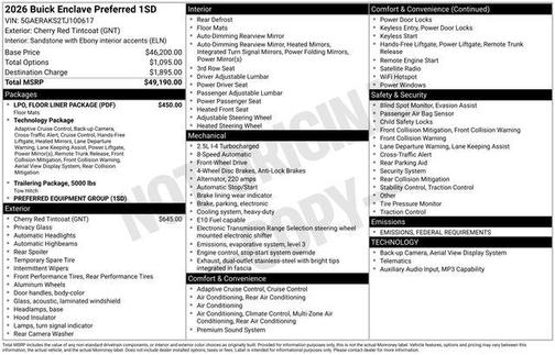 2026 Buick Enclave Preferred