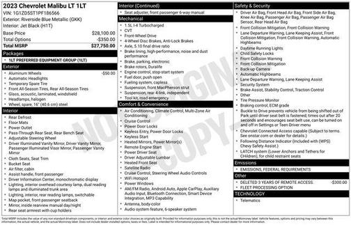 2023 Chevrolet Malibu FWD 1LT
