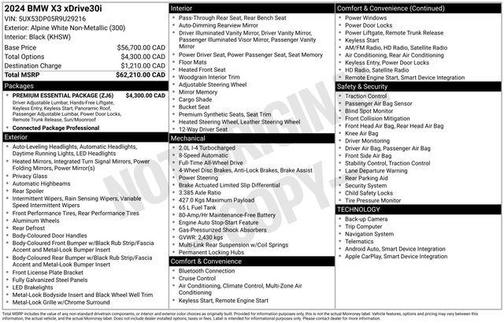 2024 BMW X3 xDrive30i