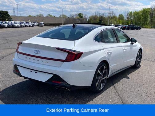 Quartz White 2022 Hyundai SONATA SEL Plus