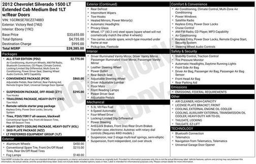 2012 Chevrolet Silverado 1500 LT