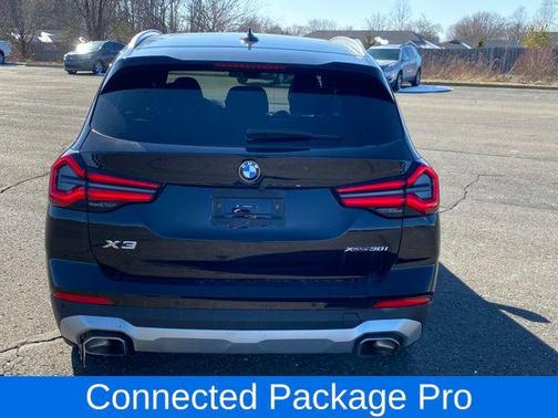 Black 2024 BMW X3 xDrive30i