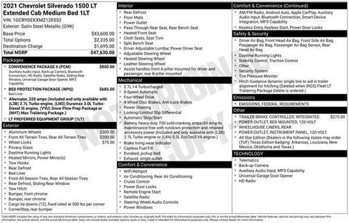 2021 Chevrolet Silverado 1500 LT