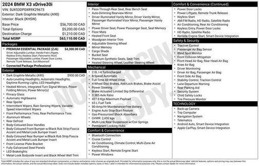 2024 BMW X3 xDrive30i