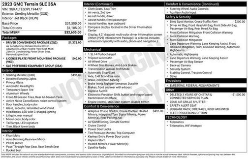 2023 GMC Terrain SLE