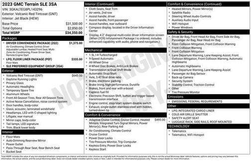 2023 GMC Terrain SLE