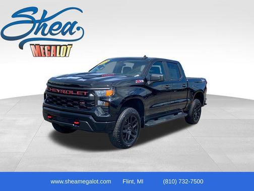 Black 2024 Chevrolet Silverado 1500 Custom Trail Boss