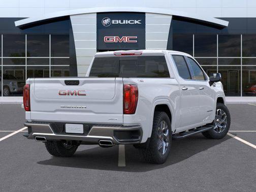 Glacier White Tricoat 2026 GMC Sierra 1500 SLT