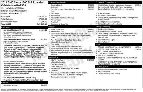 2014 GMC Sierra 1500 SLE