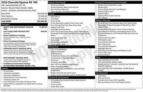 2024 Chevrolet Equinox AWD RS