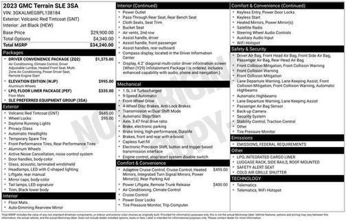 2023 GMC Terrain SLE