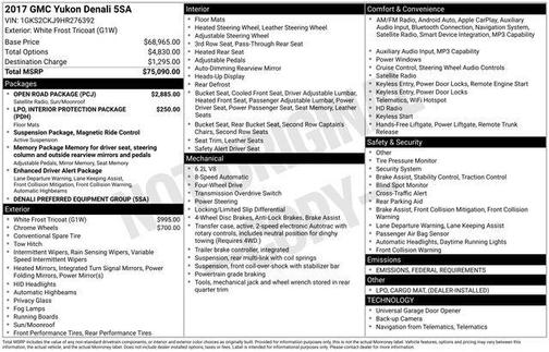 2017 GMC Yukon Denali