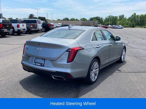 Argent Silver Metallic 2023 Cadillac CT4 Premium Luxury