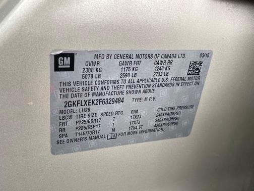 2015 GMC Terrain SLT-1